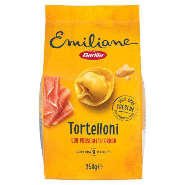 Barilla Emiliane Tortelloni con Prosciutto Crudo e Parmigiano Reggiano 250 g