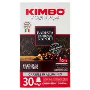 Kimbo Barista Espresso Napoli Capsule Compatibili Con Macchine Nespresso* Original 30 x 5,5 g