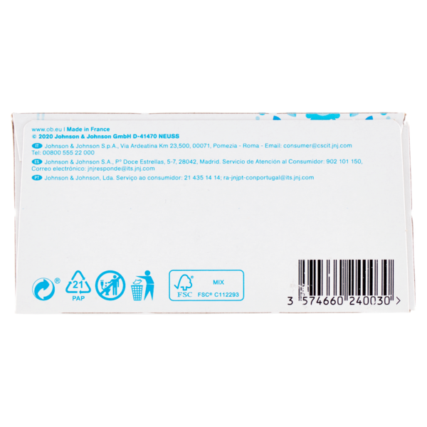 o.b. ProComfort Ultimate Comfort* Normal Tampons 32 pz