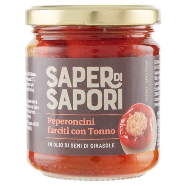 Selex Saper di Sapori Peperoncini Farciti con Tonno 180 g