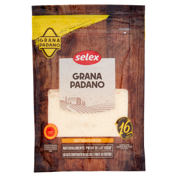 Selex Grana Padano Grattugiato D.O.P. 90 g