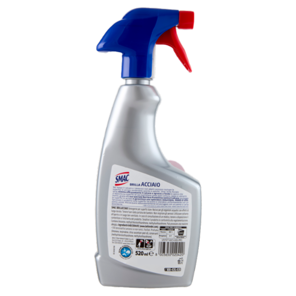 Smac Brilla Acciaio Spray 520 ml