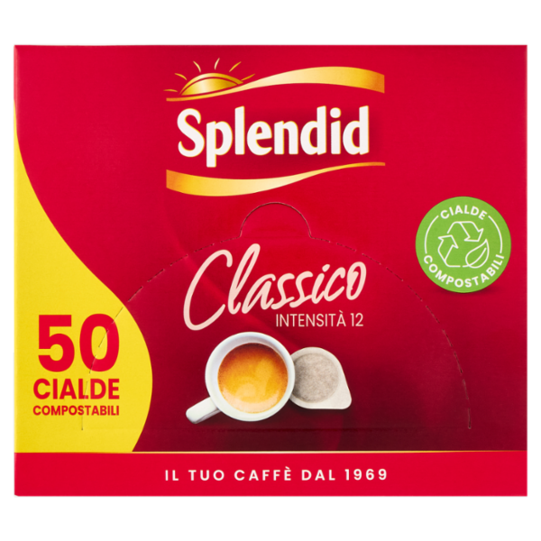 Splendid Classico 12 - 50 Cialde Caffè Compostabili ESE 44mm 350g