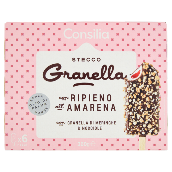 Consilia 6 Gelati Pralinati all'Amarena 360 g
