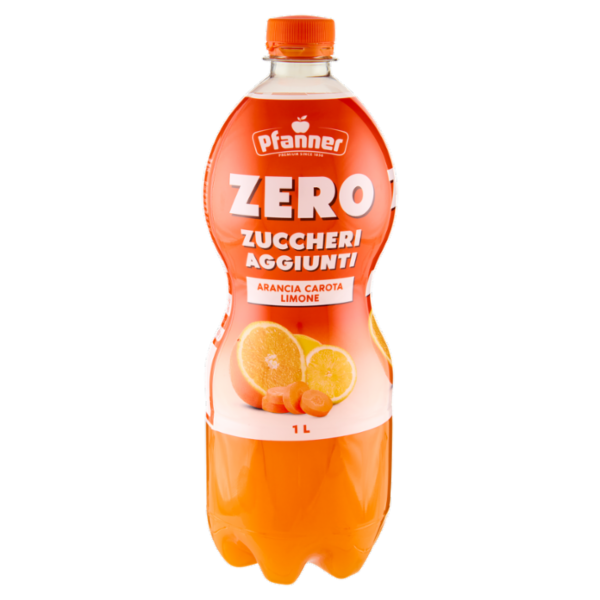 Pfanner Zero Zuccheri Aggiunti Arancia Carota Limone 1 L
