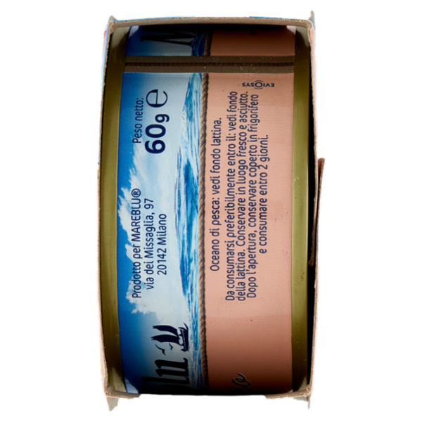Mareblu Leggero Tonno con un Filo di Olio Extra Vergine di Oliva (6,6%) 3 x 60 g