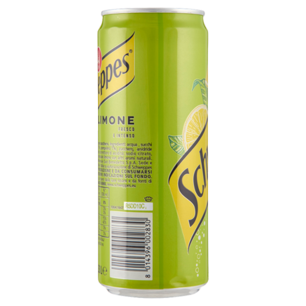 Schweppes Limone lattina sleek 0,33 L