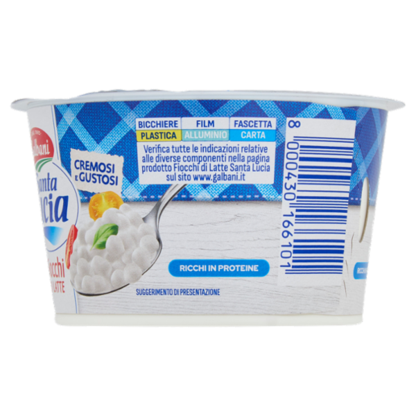Galbani Santa Lucia Fiocchi di Latte 180 g