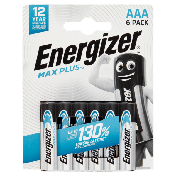 Energizer Max Plus AAA 6 pz