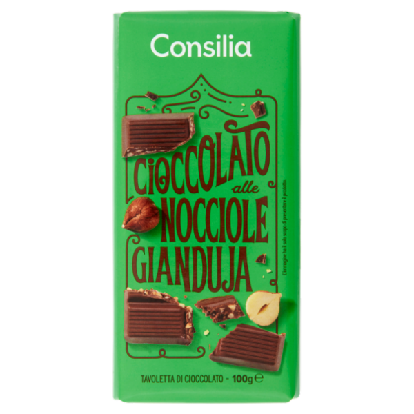 Consilia Cioccolato alle Nocciole Gianduja 100 g