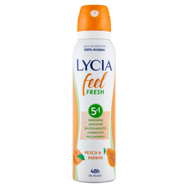 Lycia feel Fresh Pesca & Papaya deo spray 150 ml