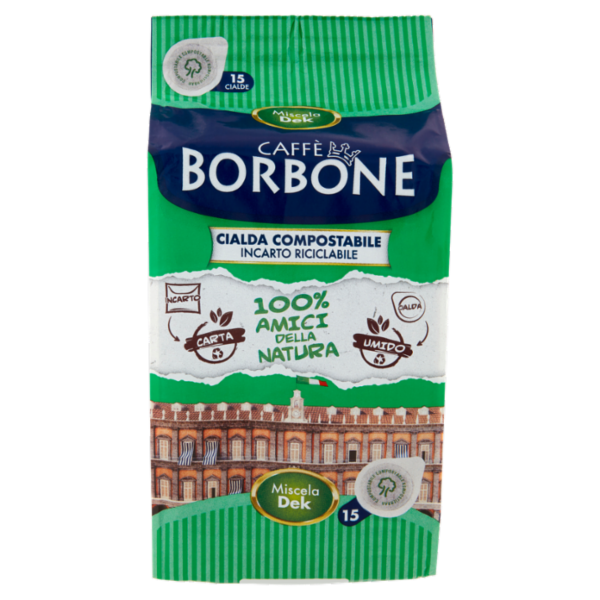 Caffè Borbone Miscela Dek Cialda Compostabile 15 x 7,2 g