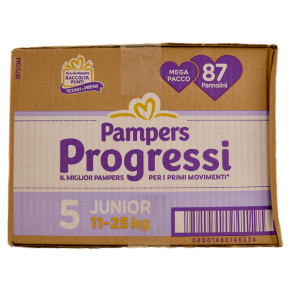 Pampers Progressi Junior 87 pz