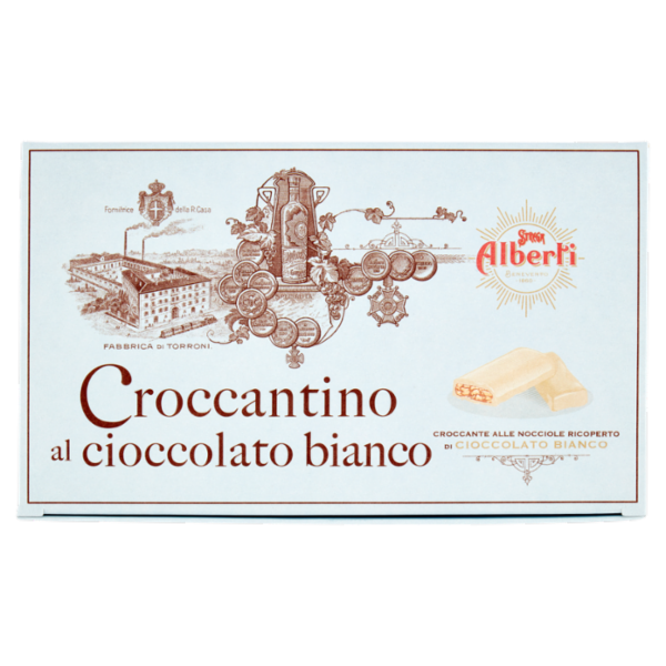 Strega Alberti Croccantino al cioccolato bianco 300 g