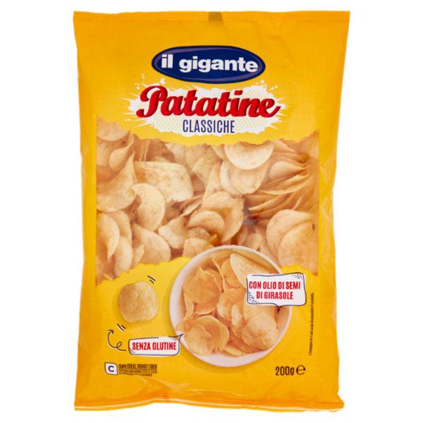 IL GIGANTE Patatine Classiche 200 g