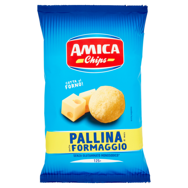 Amica Chips Pallina di mais gusto Formaggio 125 g