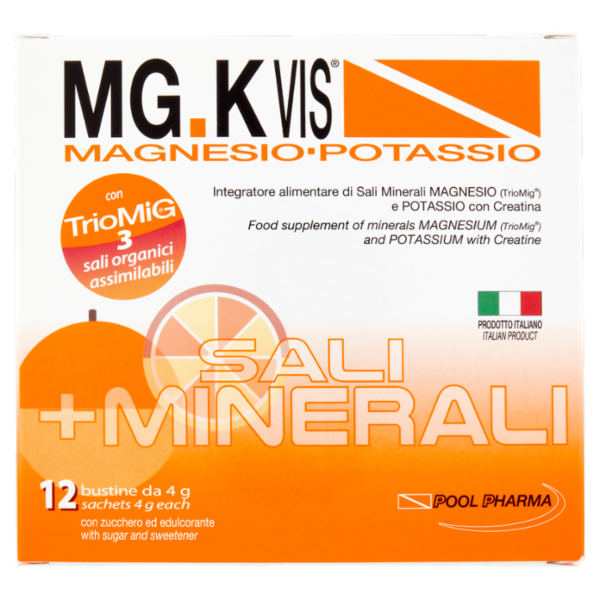 MG.K Vis Magnesio-Potassio Sali + Minerali 12 x 4 g