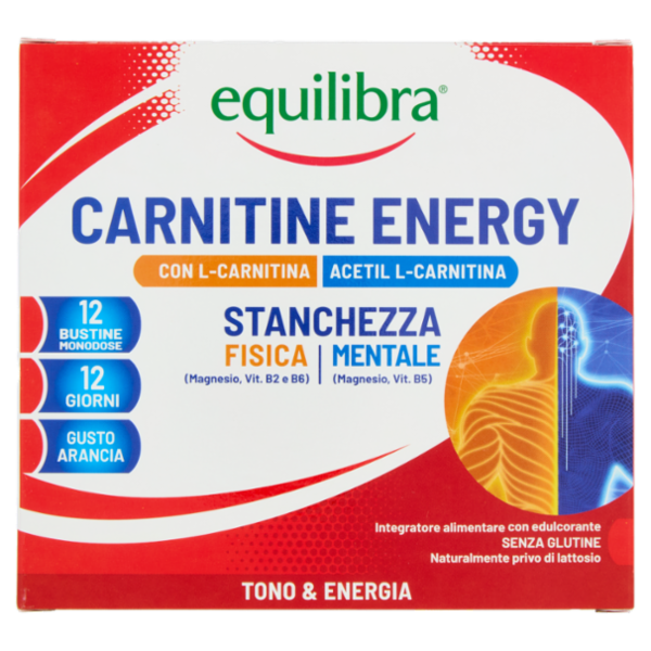 equilibra Carnitine Energy Bustine Monodose 12 x 6,5 g