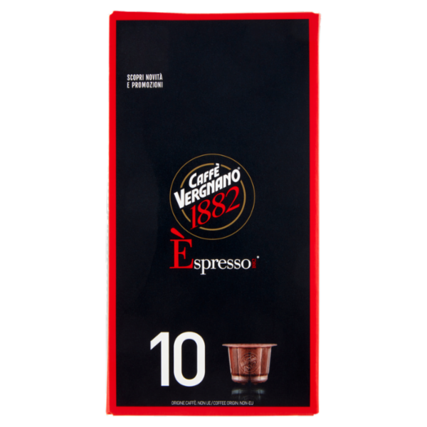 Caffè Vergnano 1882 Èspresso1882 Cremoso 10 Capsule Compatibili Nespresso* 50 g