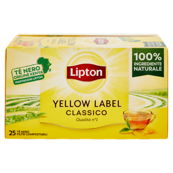 Lipton Yellow Label Classico 25 Filtri 37,5 g