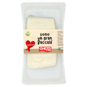 Ghezzi Lingotto Di Baccalà Ammollato 0,300 Kg