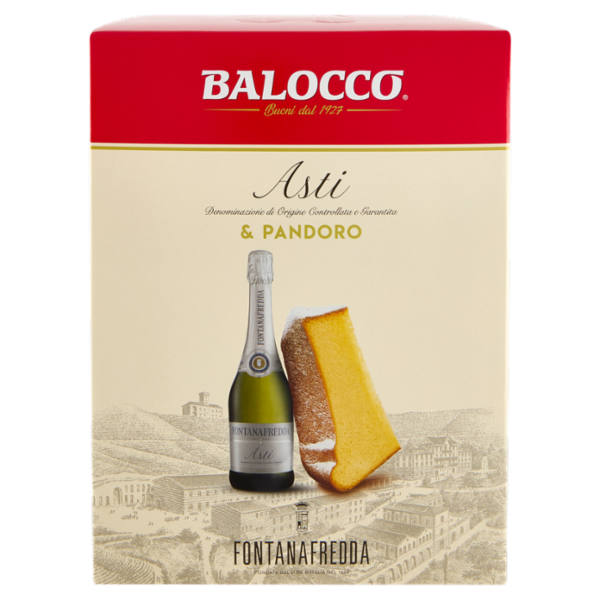 Balocco Fontanafredda Asti DOCG 75 cl & Pandoro 750 g