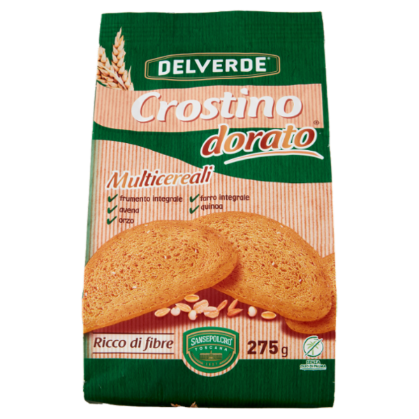 Delverde Crostino dorato Multicereali 275 g