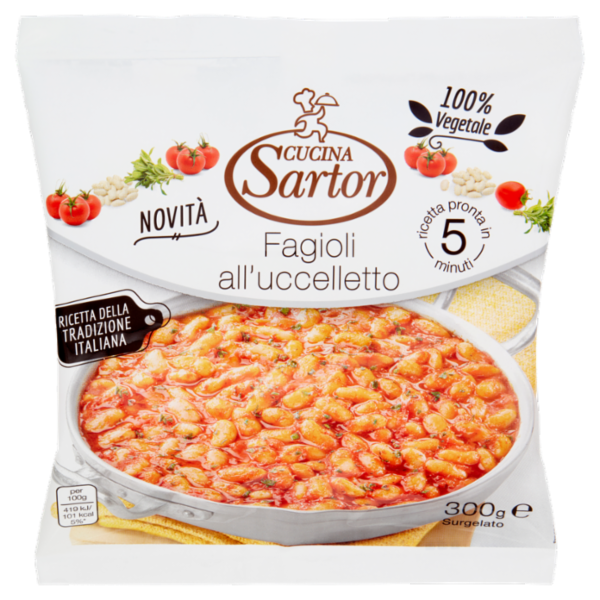 Cucina Sartor Fagioli all'uccelletto Surgelato 300 g