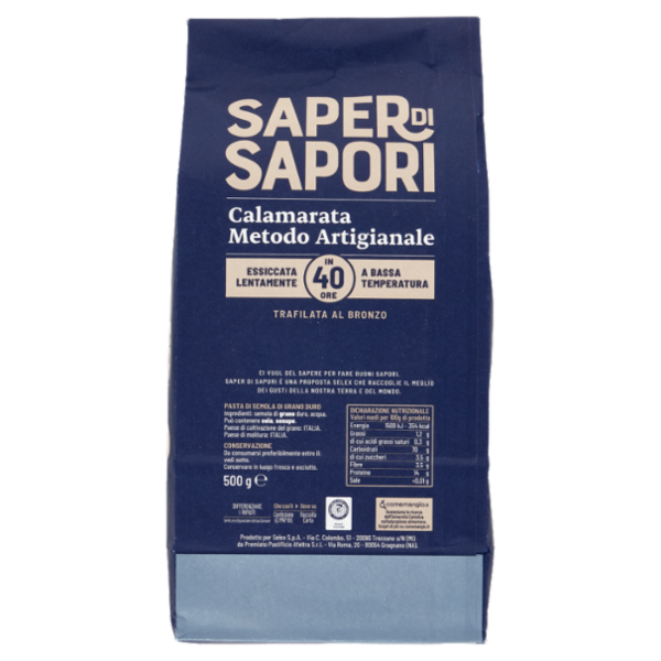 Selex Saper di Sapori Pasta di Semola Calamarata 500 g