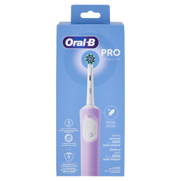 Oral-B Spazzolino Elettrico Denti Ricaricabile Pro Vitality Viola