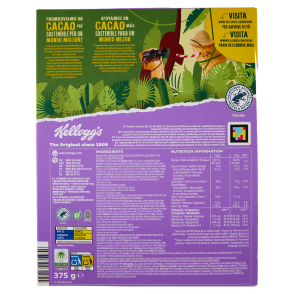 Kellogg's Krave Choco Roulette White Choco - Choco Nut - Milk Choco 375 g