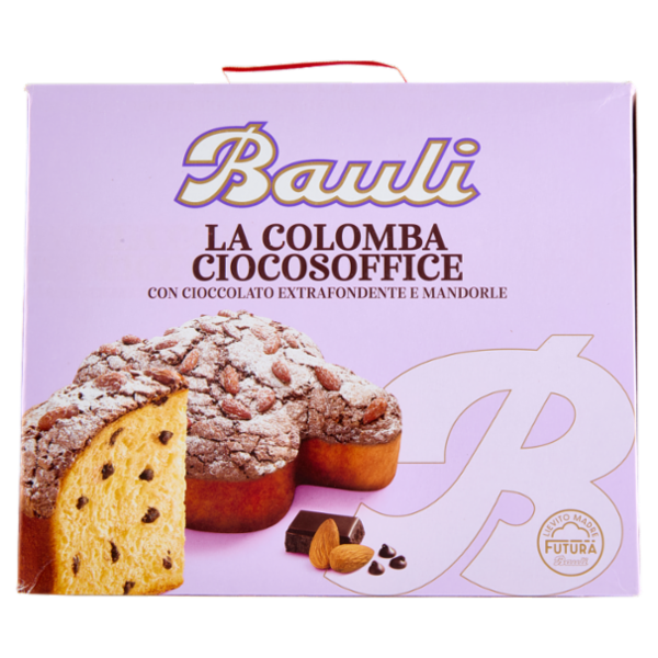 Bauli la Colomba Ciocosoffice con Cioccolato Extrafondente e Mandorle 750 g