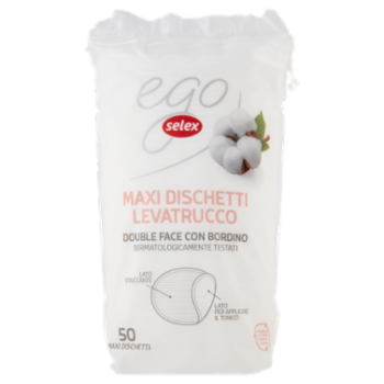 Selex Ego Dischetti Maxi Make Up Double Face 50 Pezzi