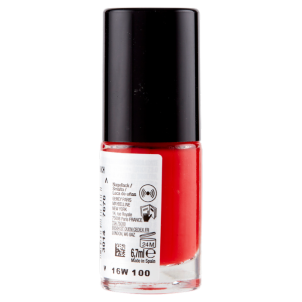 Maybelline New York Fast Gel Smalto Effetto Gel Asciugatura Veloce, 11 Red Punch, 7 ml