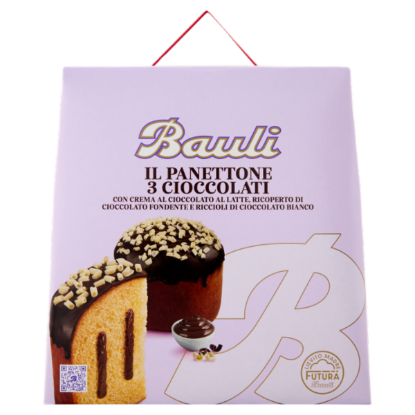 Bauli il Panettone 3 Cioccolati 750 g