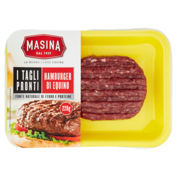 Masina I Tagli Pronti Hamburger di Equino 220 g