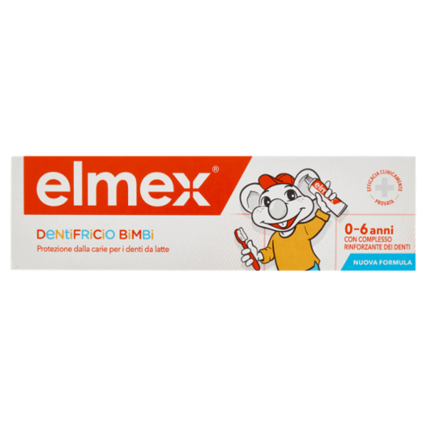 elmex dentifricio Bimbi, bambini fino ai 6 anni 50 ml