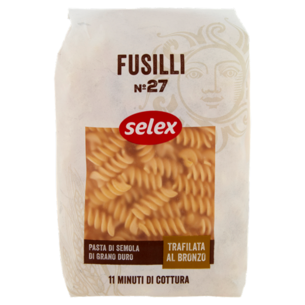 Selex Pasta di Semola Trafilata al Bronzo Fusilli 500 g