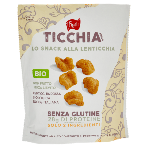 Figulì Ticchia Snack lo Snack alla Lenticchia Bio 70 g