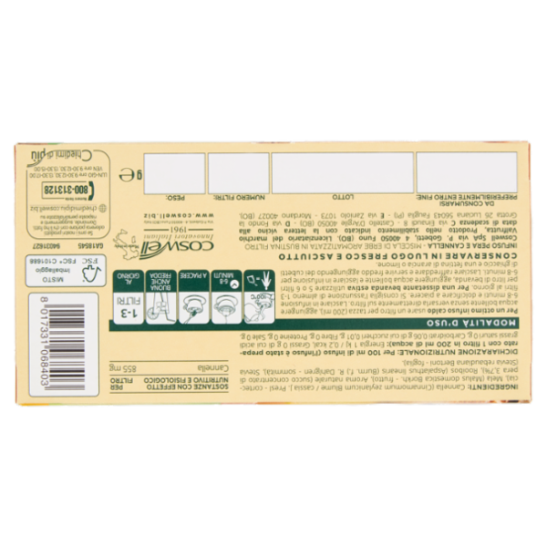 L'Angelica Passione di Frutta Pera Cannella 15 Filtri 27 g