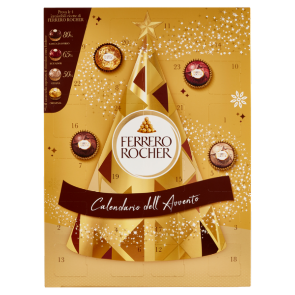 Ferrero Rocher Calendario dell'Avvento 24 pezzi 300 g