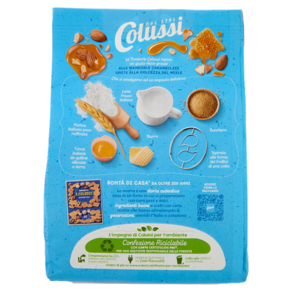 Colussi Tondorle con Mandorle Caramellate e Miele 500 g