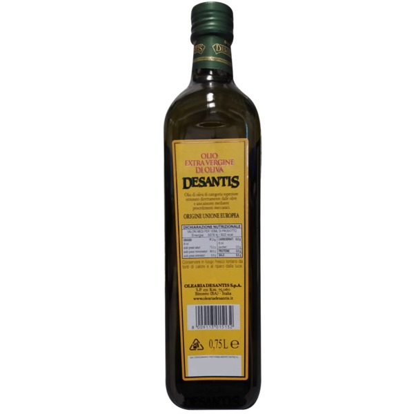 OLIO EXTRA VERGINE DI OLIVA DESANTIS 750 ml BOTTIGLIA VETRO