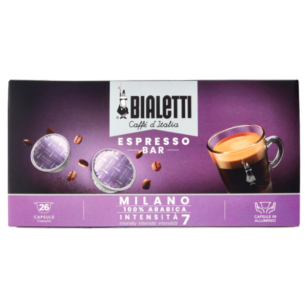 Bialetti Caffè d'Italia Espresso Bar Milano 26 Capsule 182 g