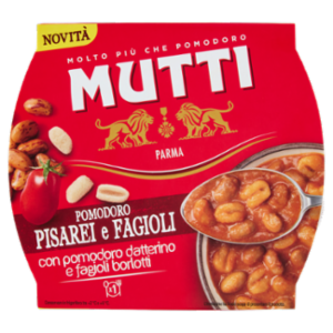 Mutti Pomodoro Pisarei e Fagioli Con Pomodoro Datterino e Fagioli Borlotti 310 g
