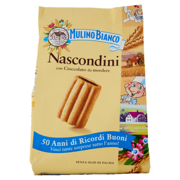 Mulino Bianco Nascondini Biscotti con Cioccolato da Mordere 330g