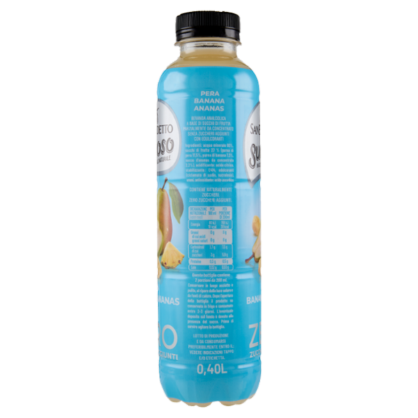 San Benedetto Succoso Zero Pera Banana Ananas 0,40 L