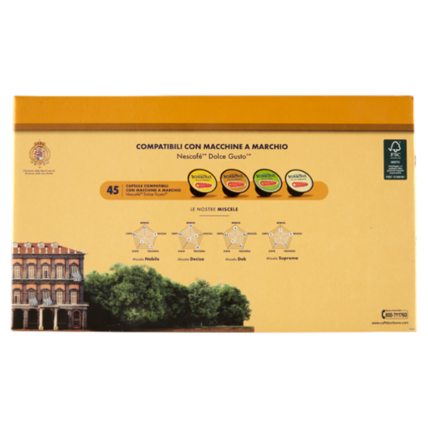 Caffè Borbone Miscela Nobile Capsule Compatibili Nescafé* Dolce Gusto* 45 x 7 g