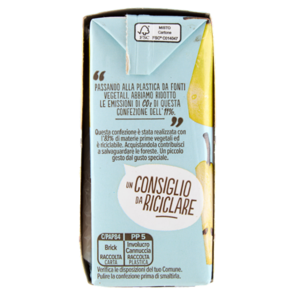 Consilia Succo e Polpa di Pera con Mela senza Zuccheri Aggiunti 3x200 ml