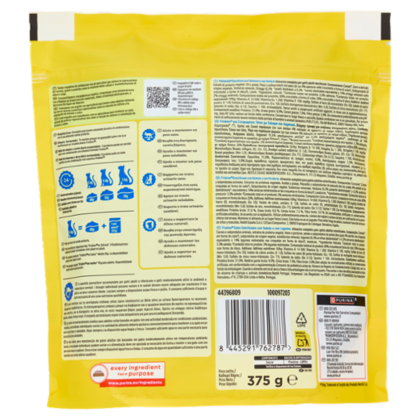 PURINA FRISKIES Sterilizzati Salmone con Verdure 375g